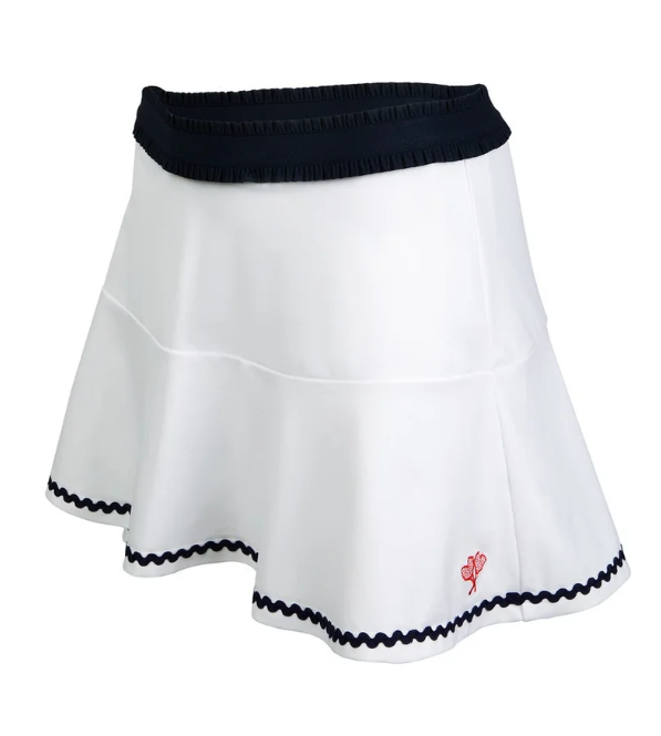 Love All Tennis Kate Skirt White/Navy